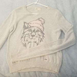 Hollister Cat Knit Sweater